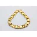 18Kt Yellow Gold Men's Box Link Bracelet