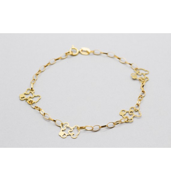 Pulsera en Oro Amarillo de 18 Quilates