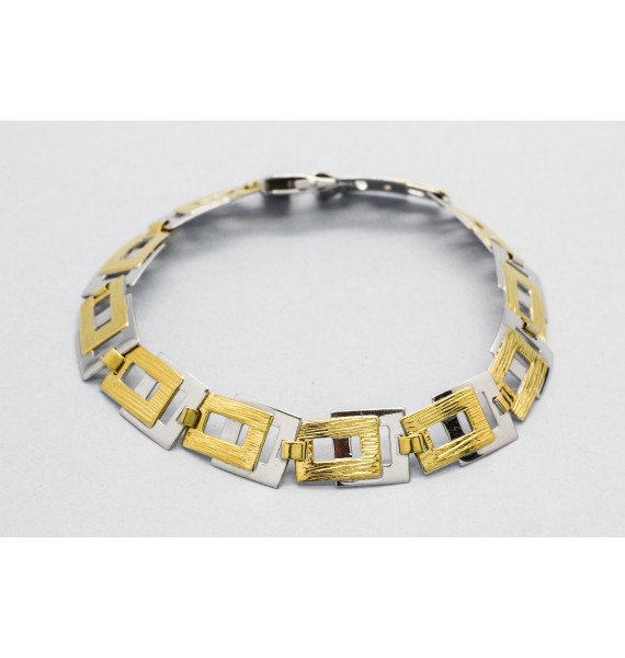 18Kt White and Yellow Gold Bracelet