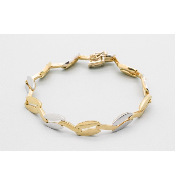 18Kt White & Yellow Gold Bracelet
