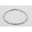 18Kt White Gold Gemstone Bracelet