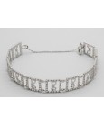 18Kt White Gold Cubic Zirconia Bracelet