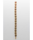 18Kt Yellow Gold Garnet Bracelet