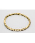 18Kt Yellow Gold Diamond Tennis Bracelet