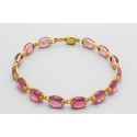 14Kt Yellow Gold Gemstone Bracelet