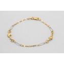 Pulsera Delfines en Oro de 18 Quilates