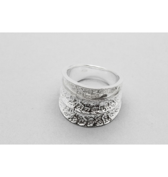 Three Band Sterling Silver Ring