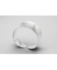 Sterling Silver Cuff Bangle with a Hammered Finish