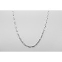 Sterling Silver Figaro Chain - 52cm