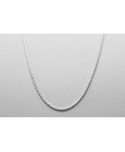 Sterling Silver Rope Chain - 44.5cm