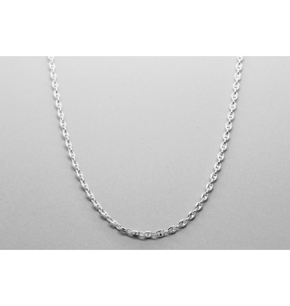 Sterling Silver Mariner Chain - 51cm