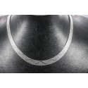 Sterling Silver Necklace with a Wave Motif