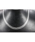 Sterling Silver Necklace with a Wave Motif