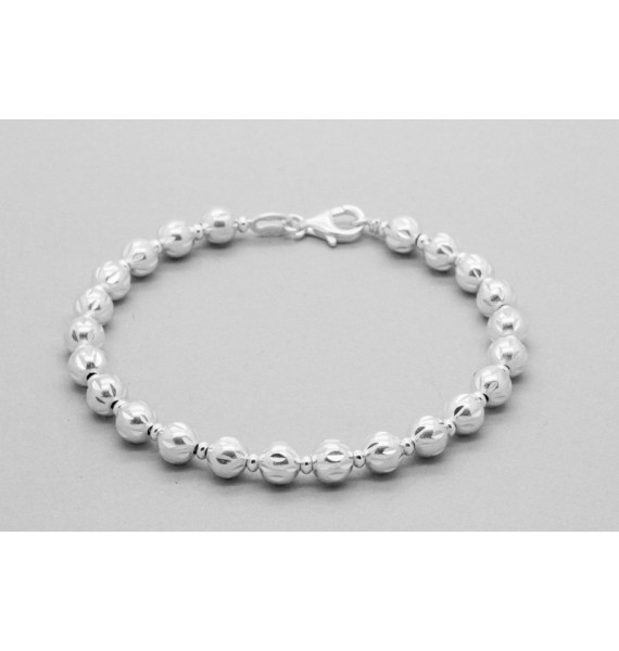 Sterling Silver Bead Bracelet