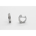 Pendientes de Aro en Oro Blanco de 18 Quilates con Diamantes