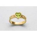 18Kt Yellow Gold Emerald Centre Gemstone Ring with Diamonds