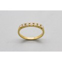 Anillo Eternidad con Diamantes en Oro de 18 Quilates