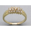 Anillo en Oro de 18 Quilates con Diamantes en Montura Pavé