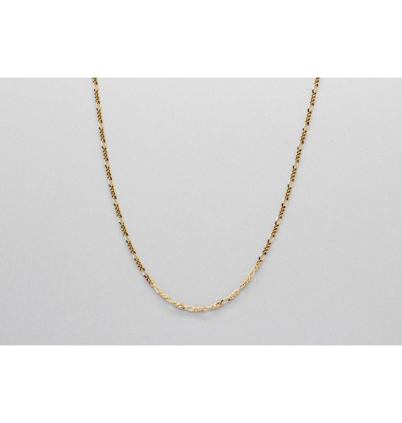 18Kt Yellow Gold Figaro Chain Measuring 50cm