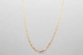 18Kt Yellow Gold Mariner Link Chain Measuring 50cm