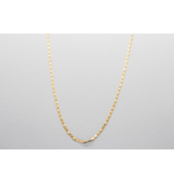 18Kt Yellow Gold Mariner Link Chain Measuring 50cm