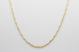 18Kt Yellow Gold Singapore Chain Measuring 41cm