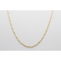 Cadena Singapur en Oro Amarillo de 18 Quilates de 41cm