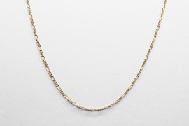 18Kt Yellow Gold Figaro Chain Measuring 40cm