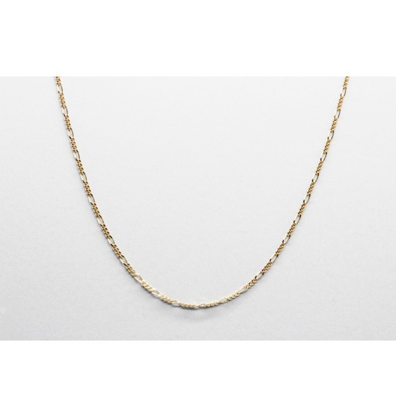 18Kt Yellow Gold Figaro Chain Measuring 40cm