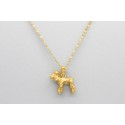 18Kt Yellow Gold Poodle Pendant and Charm