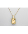 18Kt Yellow Gold Teddy Bear Pendant