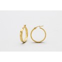 18Kt Yellow Gold Hoop Earrings
