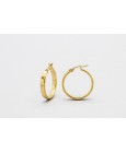 18Kt Yellow Gold Hoop Earrings