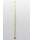 18Kt Yellow Gold Tennis Bracelet with Cubic Zirconia