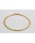 18Kt Yellow Gold Men's Mariner Link Bracelet