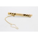 Pisa Corbata en Oro de 18 Quilates con una Circonita Blanca