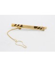 Pisa Corbata en Oro de 18 Quilates con una Circonita Blanca
