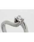 Solitario en Oro de 18 Quilates con un Diamante de 0.35qt