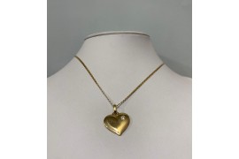 Collar Corazón en Oro de 18 Quilates