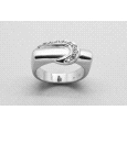 18kt White Gold Ring with Cubic Zirconia