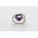 Anillo en Oro de 18 Quilates con Piedras Preciosas