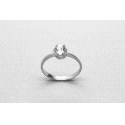 18Kt White Gold Cubic Zirconia Solitaire