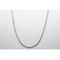 Collar en Oro Blanco de 18 Quilates - 45cm