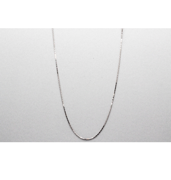 18kt White Gold Chain - 45cm