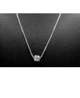 18kt White Gold Diamond Necklace