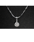18kt White Gold Diamond Necklace