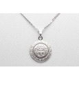18kt White Gold Versace Pendant