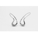 18Kt White Gold Hoop Earrings