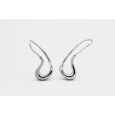 18kt White Gold Hoop Earrings