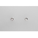 18kt White Gold Diamond Stud Earrings